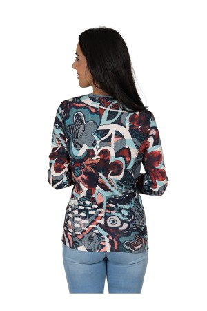 Organic Cotton Printed T-shirt| M47 Modas Benidorm