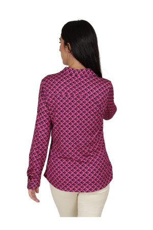 Viscose Shirt Lettering Print | M47 Modas Benidorm