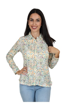 Knitted Shirt Mmulticolored Hearts| M47 Modas Benidorm