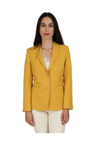 Straight-Cut Crepe Blazer| M47 Modas Benidorm