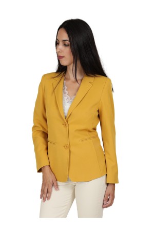 Straight-Cut Crepe Blazer| M47 Modas Benidorm