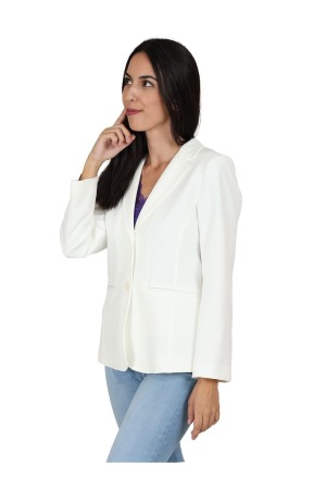 Straight-Cut Crepe Blazer| M47 Modas Benidorm