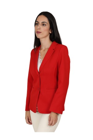 Straight-Cut Crepe Blazer| M47 Modas Benidorm