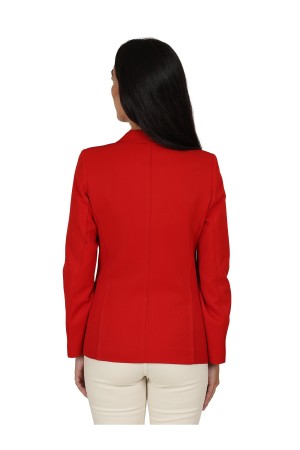 Straight-Cut Crepe Blazer| M47 Modas Benidorm