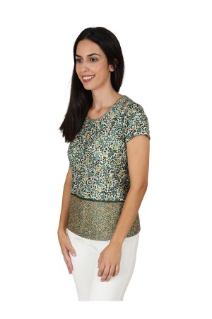 Twinset Jungle Print Knit Fabric| M47 Modas Benidorm