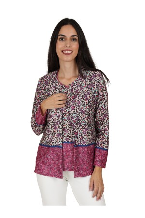 Twinset Jungle Print Knit Fabric| M47 Modas Benidorm