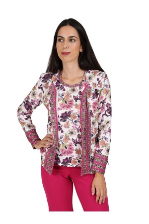Twinset Jungle Print Knit Fabric| M47 Modas Benidorm