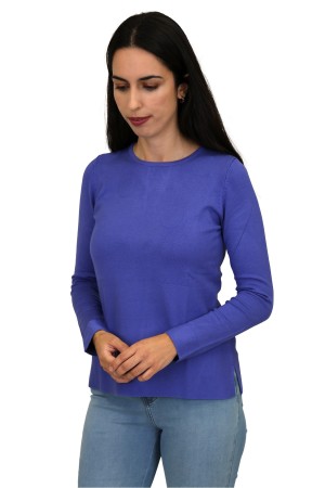 Sweater V Neckline Geometric Jacuard| M47 Modas Benidorm