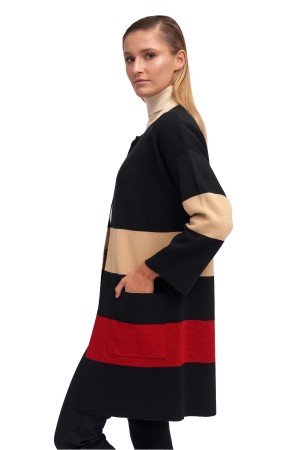Long Cardigan Dotted Stripe| M47 Modas Benidorm