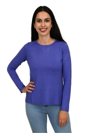 Sweater V Neckline Geometric Jacuard| M47 Modas Benidorm