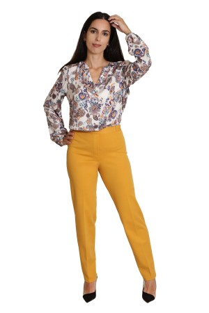Straight pant high rise