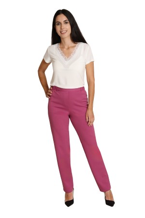 Straight pant high rise