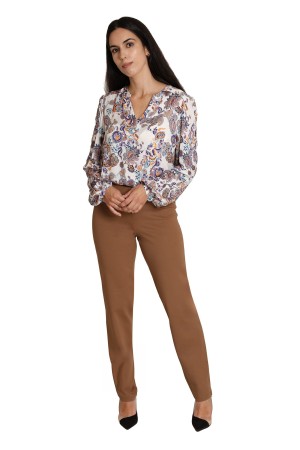 Straight pant high rise
