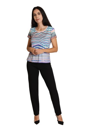 Straight pant high rise