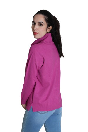 Sweater V Neckline Geometric Jacuard| M47 Modas Benidorm