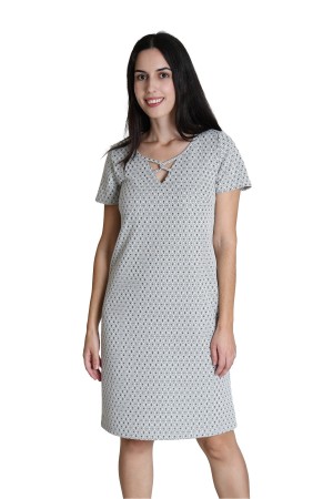 Straight Dress Vintage-Inspired Print| M47 Modas Benidorm