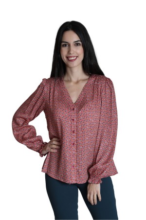 Organic Cotton Shirt Sequins Hearts| M47 Modas Benidorm
