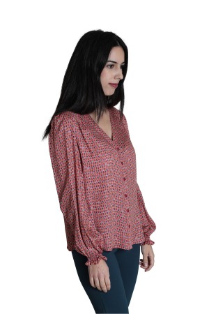 Organic Cotton Shirt Sequins Hearts| M47 Modas Benidorm