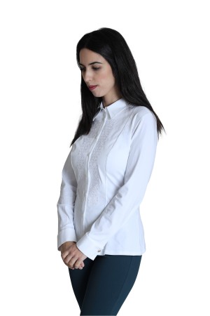 Camisa Blanca de Mujer| Camisa Algodón Orgánico| M47 Modas Benidorm