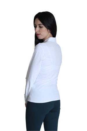 Camisa Blanca de Mujer| Camisa Algodón Orgánico| M47 Modas Benidorm
