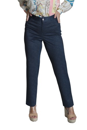 Blue Jeans Leatherette Details| M47 Modas Benidorm