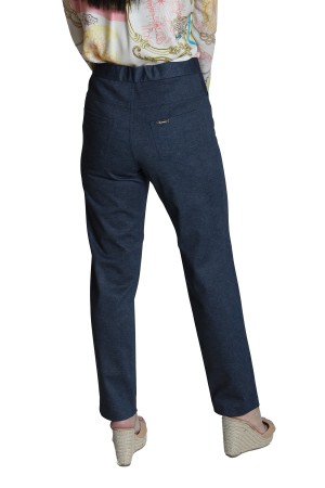 Blue Jeans Leatherette Details| M47 Modas Benidorm