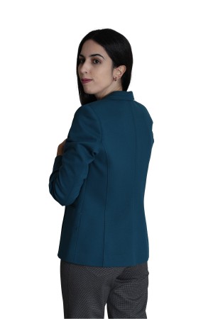 Straight-Cut Crepe Blazer| M47 Modas Benidorm