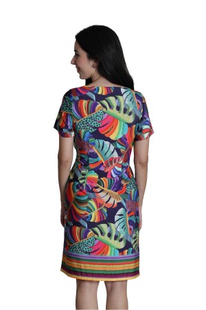 Midi Print  Dress| M47 Modas Benidorm