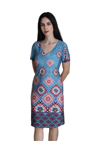 Vestido Midi| Vestido Estampado| M47 Modas Benidorm