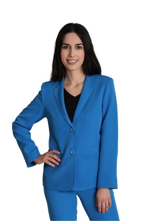 Straight-Cut Crepe Blazer| M47 Modas Benidorm