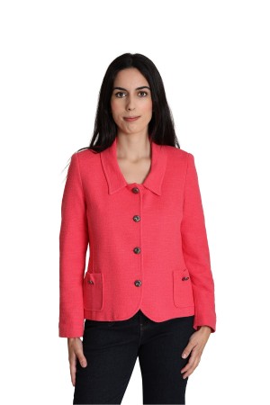 Printed Round Neck Jacket | M47 Modas Benidorm