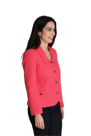 Printed Round Neck Jacket | M47 Modas Benidorm