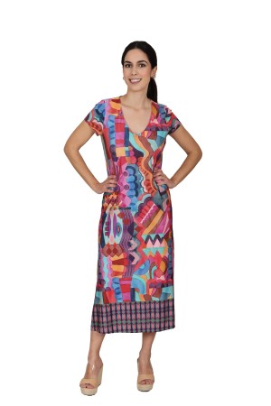 Boho Multicolored Dress| M47 Modas Benidorm