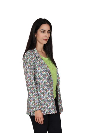 Straight-Cut Crepe Blazer| M47 Modas Benidorm