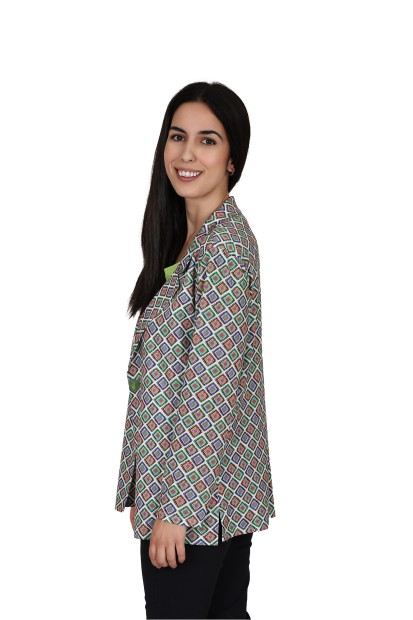 Straight-Cut Crepe Blazer| M47 Modas Benidorm