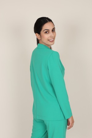 Straight-Cut Crepe Blazer| M47 Modas Benidorm