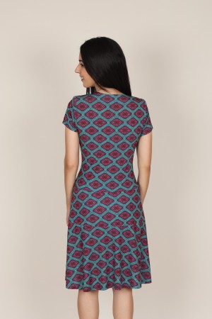 Vestido Midi Estampado|Vestido Pretty Woman| M47 Modas Benidorm