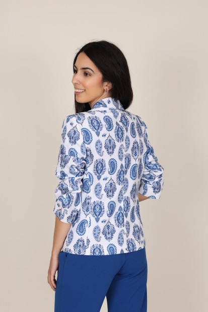 Straight-Cut Crepe Blazer| M47 Modas Benidorm