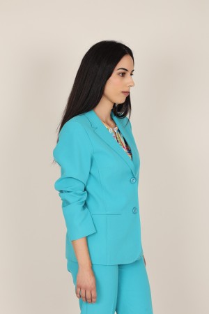 Straight-Cut Crepe Blazer| M47 Modas Benidorm