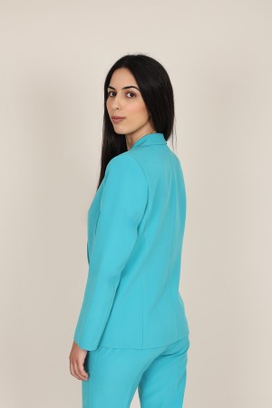 Straight-Cut Crepe Blazer| M47 Modas Benidorm