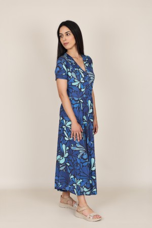 Knit Shirt Paisley Print Dress| M47 Modas Benidorm