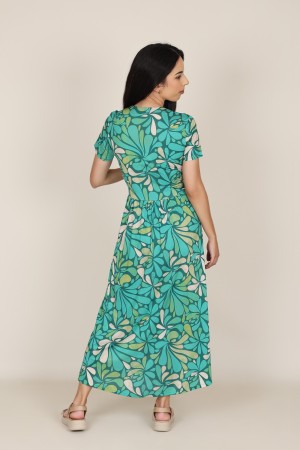 Knit Shirt Paisley Print Dress| M47 Modas Benidorm