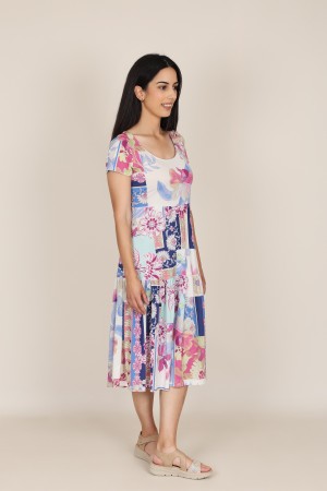 Vestido Midi Estampado| Vestido Boho|  M47 Modas Benidorm