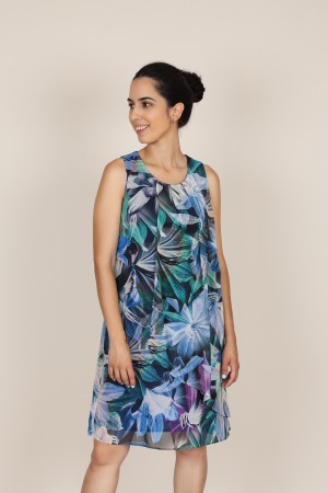 Vestido Midi  Invitada| Vestido Estampado| M47 Modas Benidorm