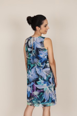Vestido Midi  Invitada| Vestido Estampado| M47 Modas Benidorm