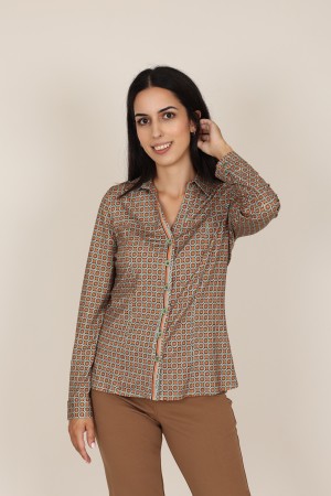 Flowing Printed Blouse| M47 Modas Benidorm