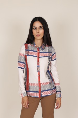 Flowing Printed Blouse| M47 Modas Benidorm