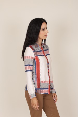 Flowing Printed Blouse| M47 Modas Benidorm