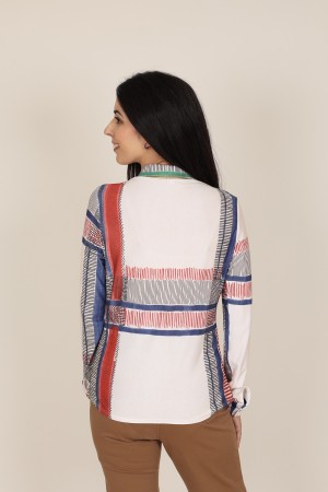 Flowing Printed Blouse| M47 Modas Benidorm