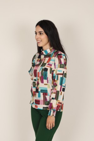 Organic Cotton Shirt Sequins Hearts| M47 Modas Benidorm